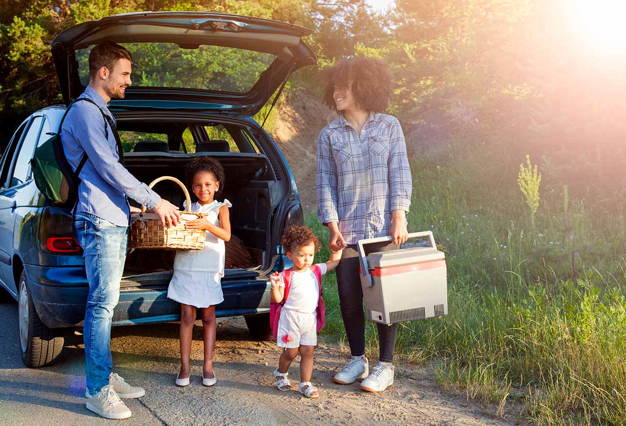 Familie Auto Urlaub